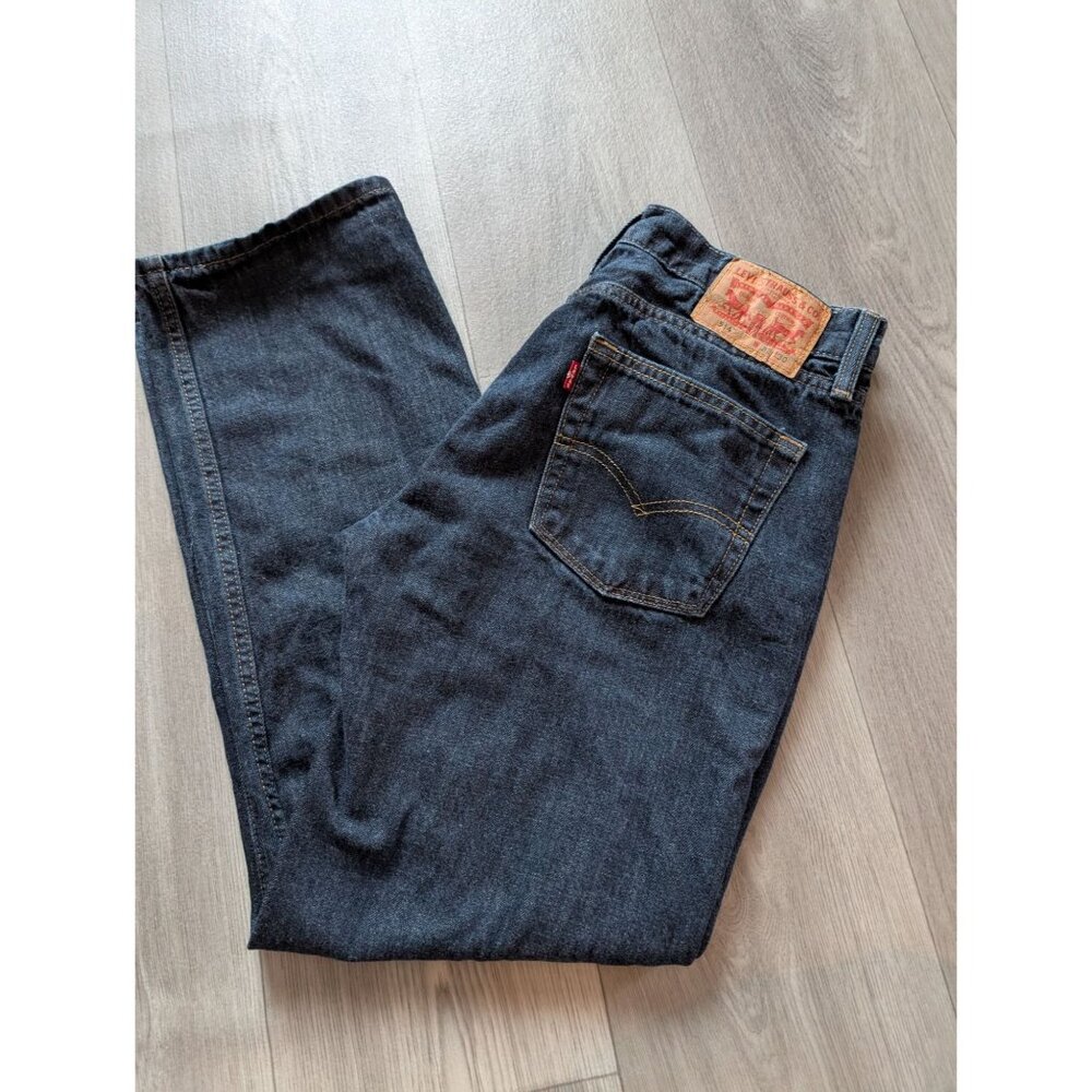 Levis Mens W32 L30 511 Slim Fit Jeans Dark Wash Denim